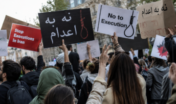 Symbolisches Foto: Eine Demonstration gegen die Hinrichtungen in Iran - KI-generiert