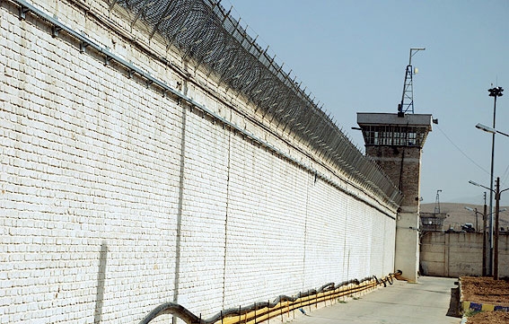 Das Hochsicherheitsgefängnis Dastgerd in Isfahan, wo die Hauptverhandlung gegen die 16 Angeklagten stattfand